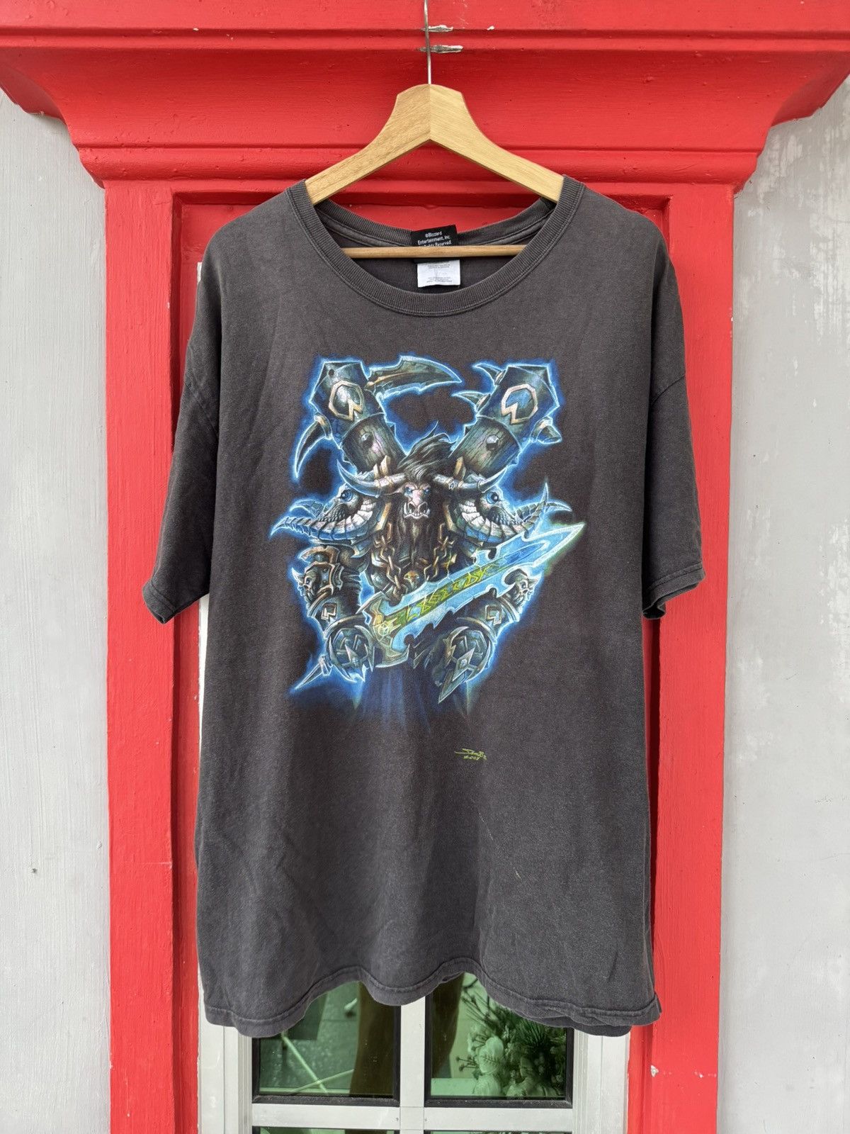The Game Vintage World of Warcraft Death Knight Blizzard Tee Size US XL / EU 56 / 4 - 1 Thumbnail