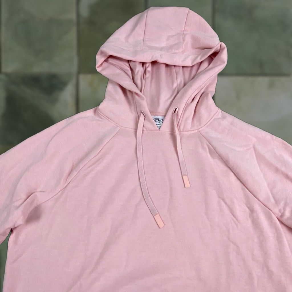 Athletic Works Athletic Works Womens Hoodie Sweatshirt Medium Pink Front Pocket Soft Ladies Hoodie Size M / US 6-8 / IT 42-44 - 1 Thumbnail
