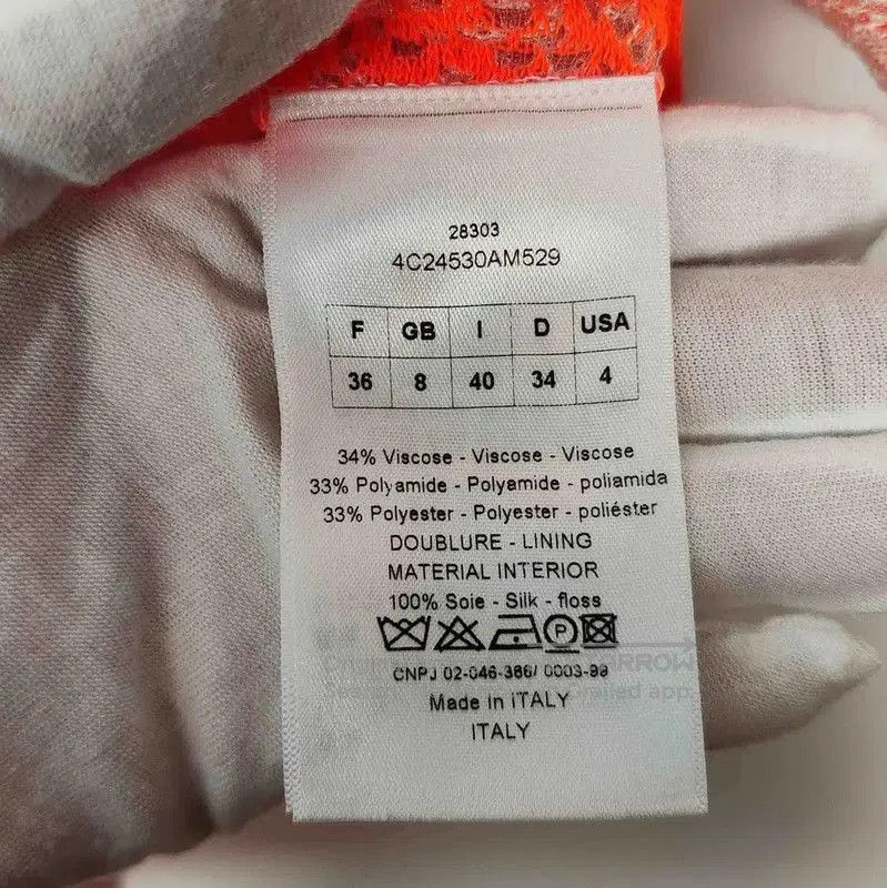 Dior Dior Orange Viscose Short. Size M / US 6-8 / IT 42-44 - 5 Thumbnail