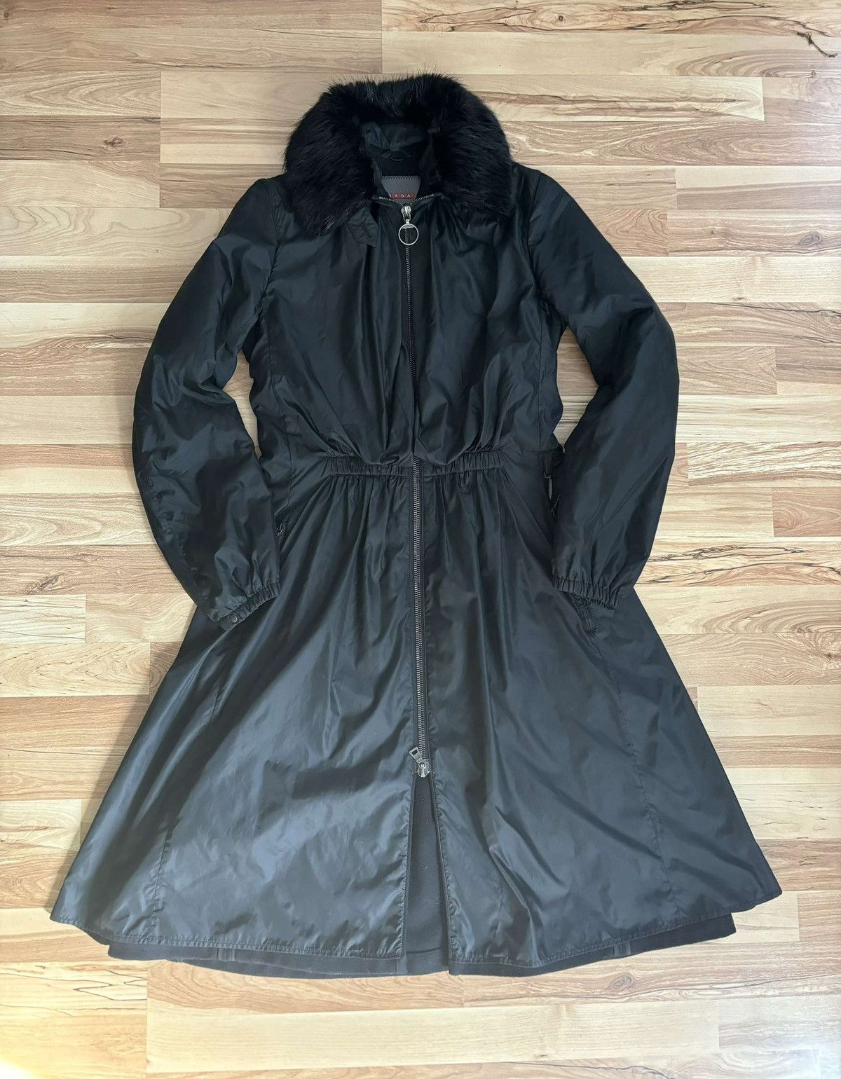 Prada prada nylon fur trim parka/trench coat Size US XS / EU 42 / 0 - 1 Thumbnail