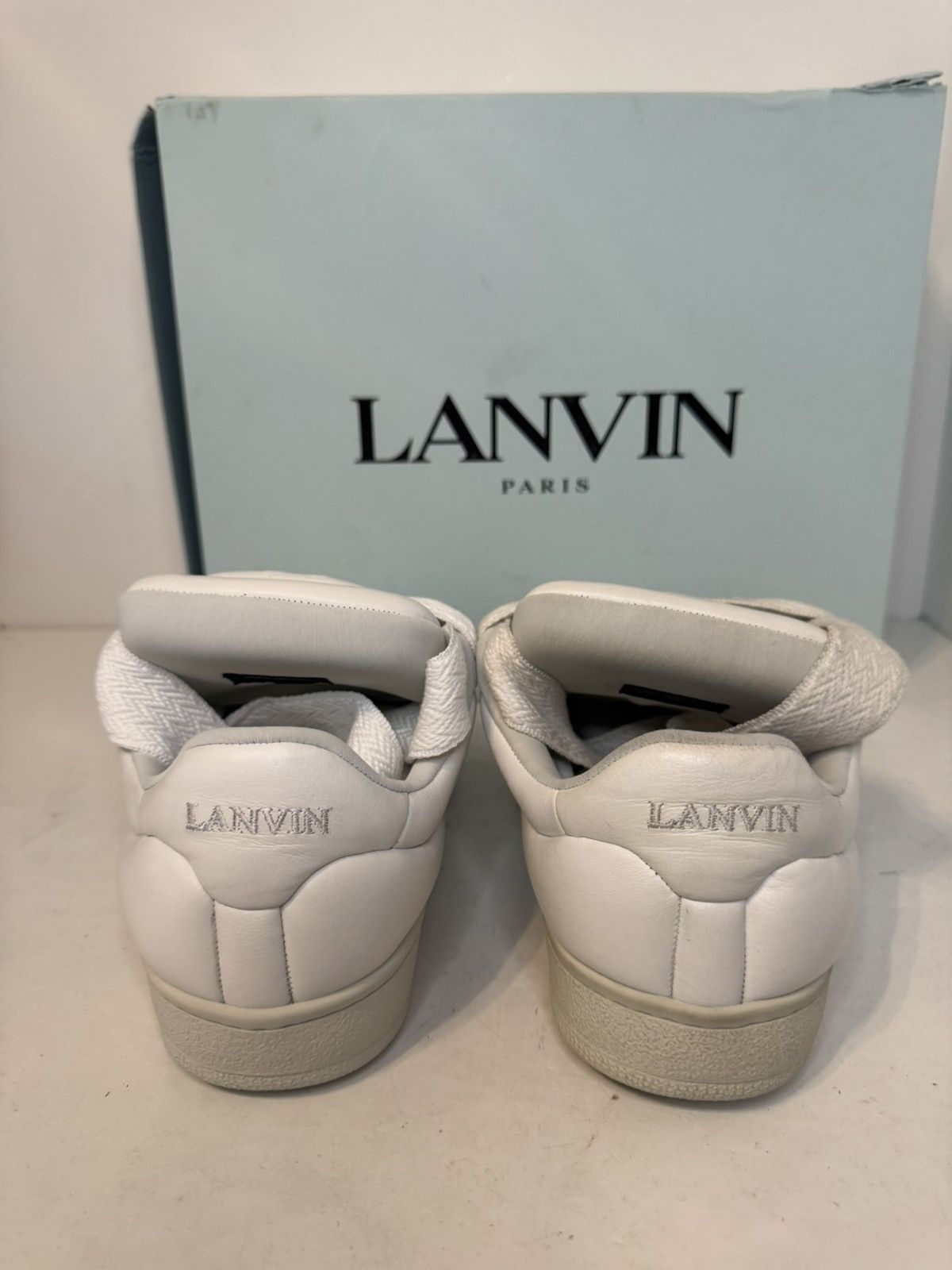 Lanvin Authentic Lanvin Curb XL Sneakers “White” Puff Sz 40/7 Size US 7 / EU 40 - 4 Thumbnail