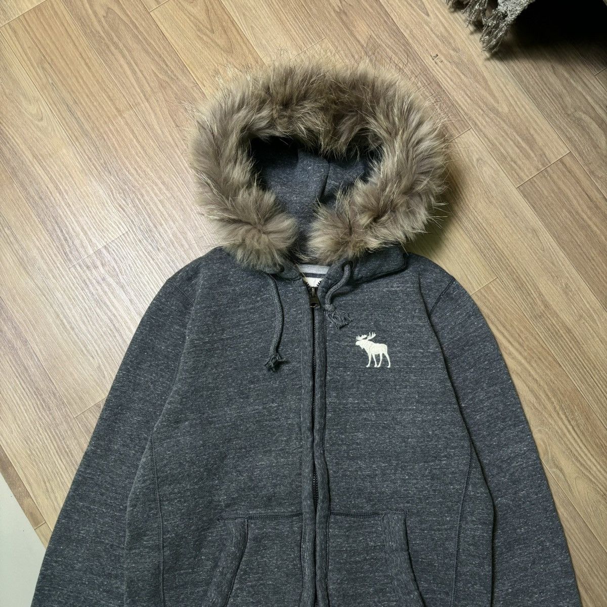 14th Addiction × If Six Was Nine × Le Grande Bleu (L.G.B.) Abercrombie & fitch Fur jacket hoodie IfSixWasNine LGB Style Size US M / EU 48-50 / 2 - 5 Thumbnail