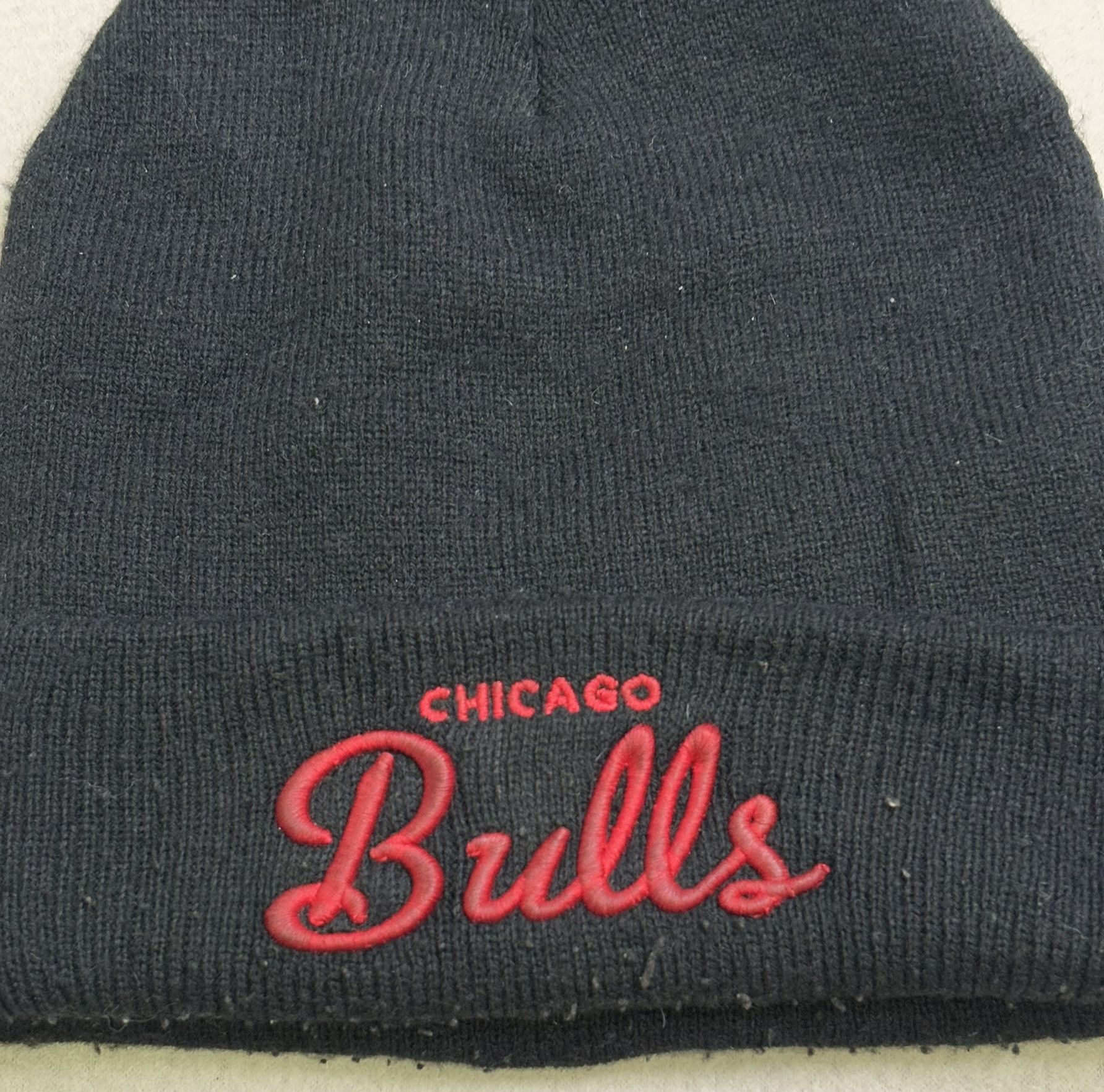 Mitchell & Ness × NBA Chicago Bulls Mitchell Ness Black Winter Hat Size Universal Size ONE SIZE - 3 Thumbnail