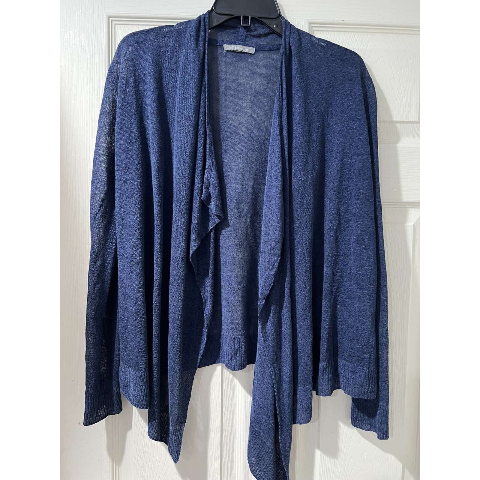& Other Stories Retro-ology Linen Long Sleeve Women Blue Size S A003287 Size S / US 4 / IT 40 - 4 Thumbnail