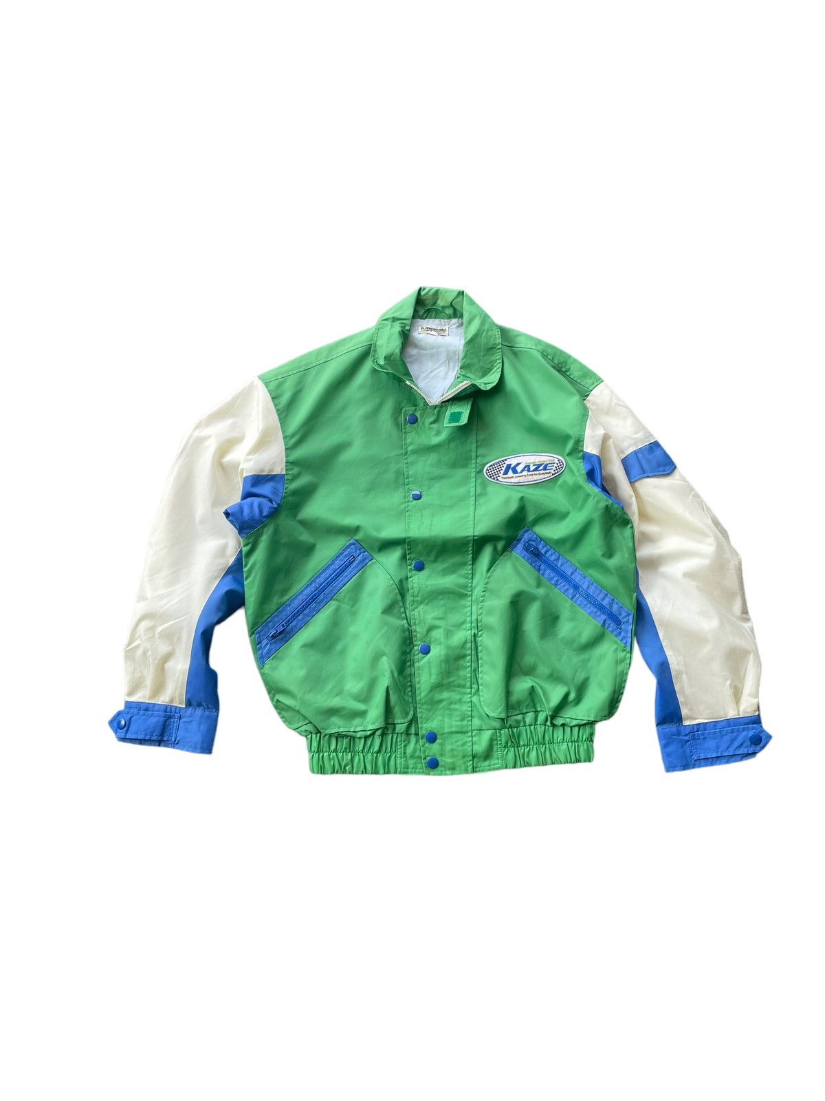 Japanese Brand × Vintage Vintage Kaze Kawasaki Riders Club Jacket Size US L / EU 52-54 / 3 - 1 Thumbnail