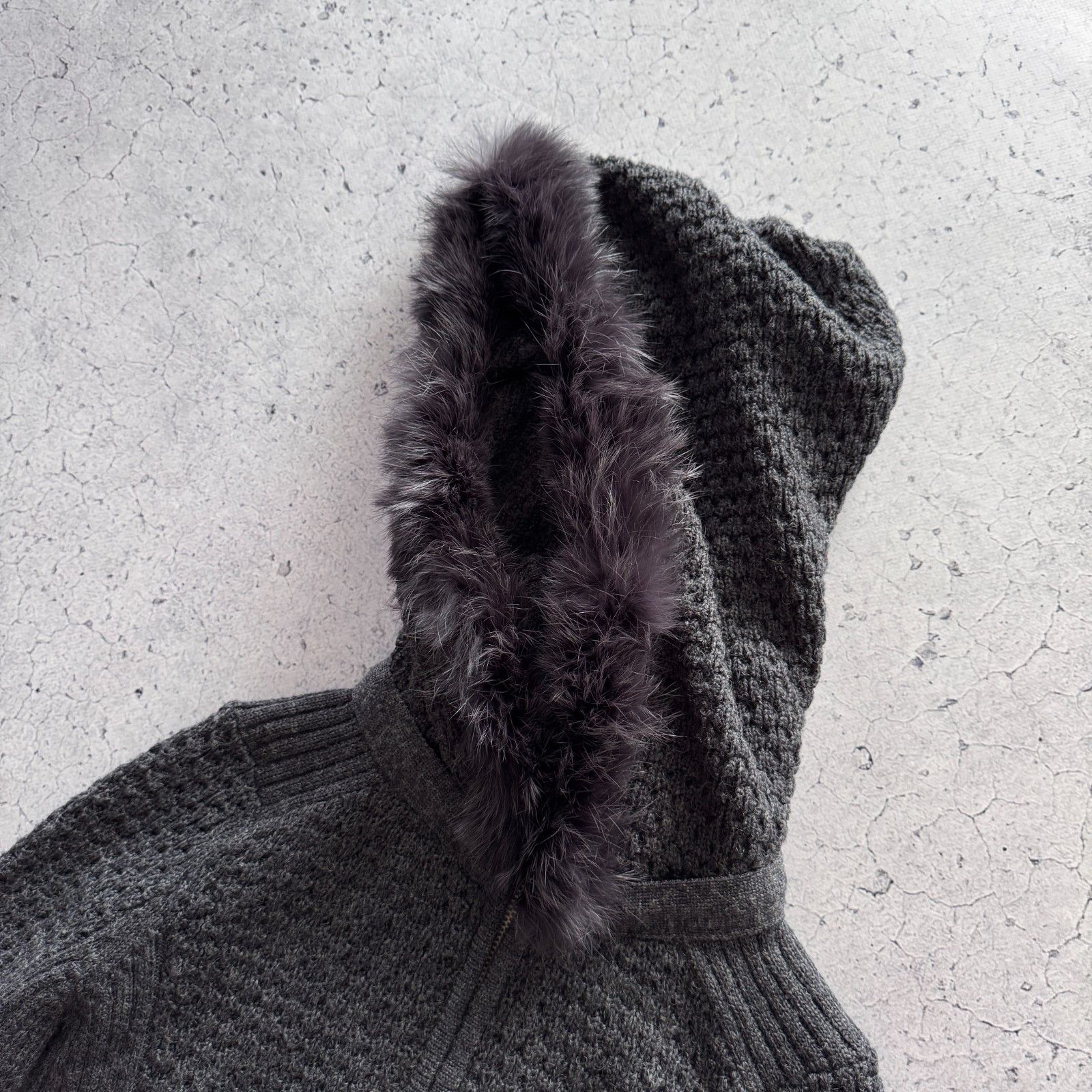 Japanese Brand Coup De Chance Knit Zip Hoodie Fur Hysteric Glamour Style Size S / US 4 / IT 40 - 8 Thumbnail