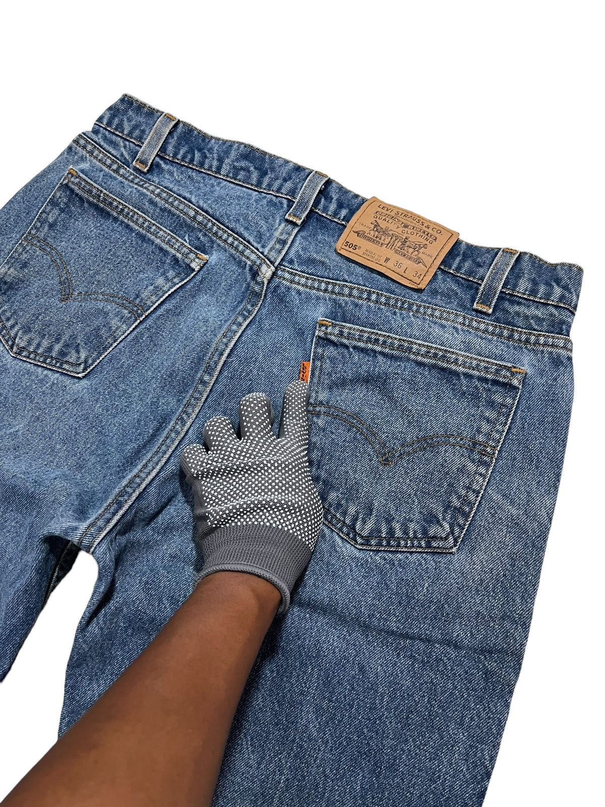 Levi's × Vintage VINTAGE LEVIS 505 JEANS Size US 35 - 4 Thumbnail