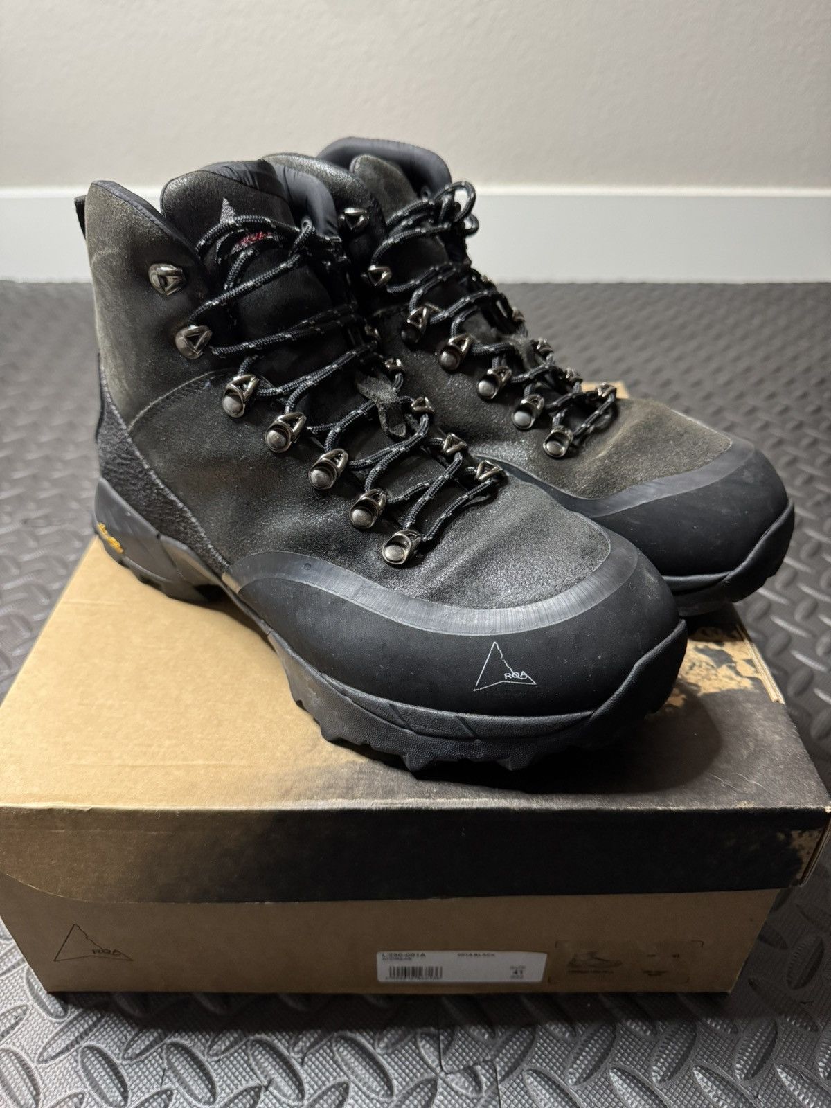 ROA Andreas Leather Black *READ DESC* Size US 9 / EU 42 - 1 Thumbnail