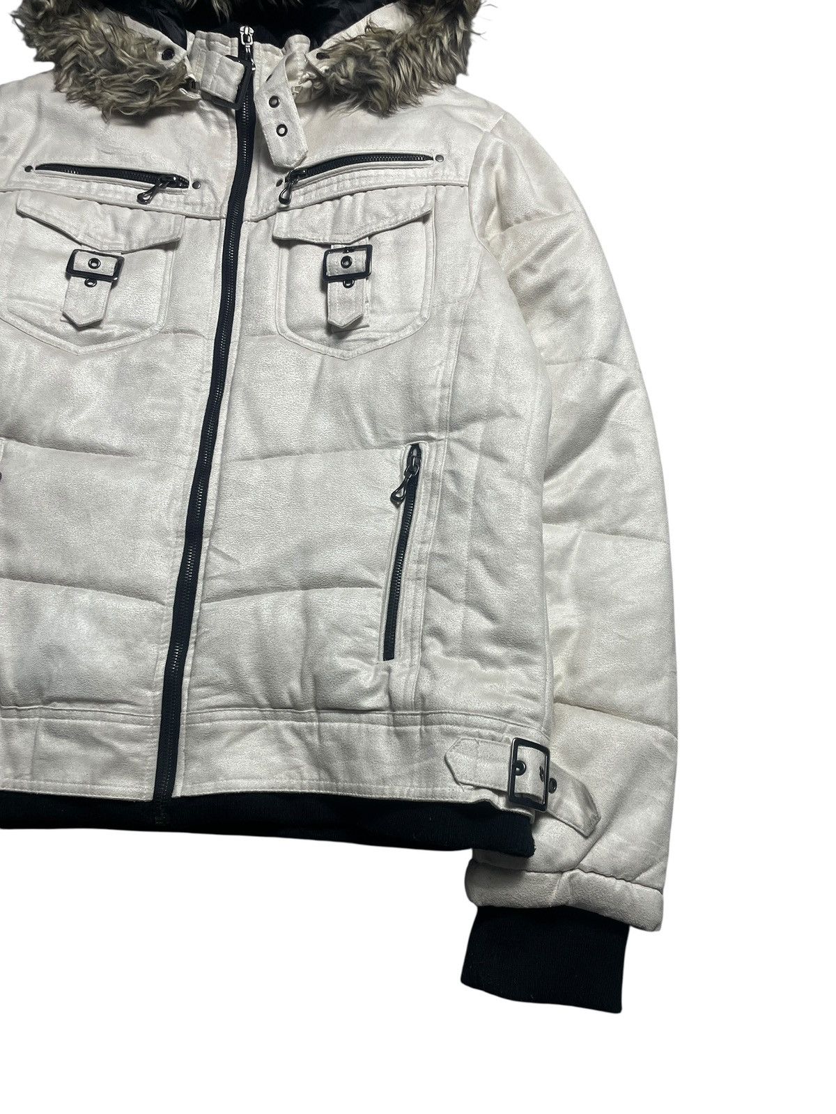Tornado Mart 2000’s Roushatte - Vkei Style Puffer Fur Jacket Size US L / EU 52-54 / 3 - 2 Thumbnail