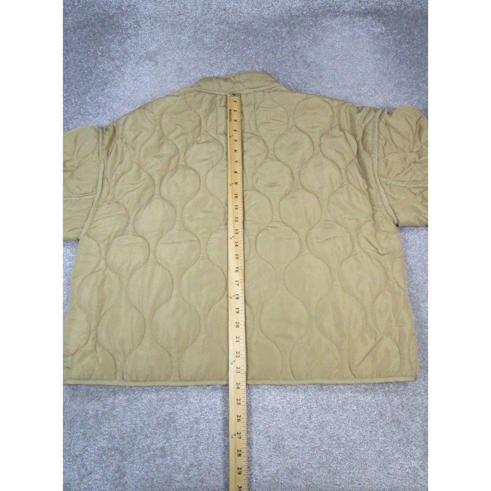 Lucky Brand Lucky Brand Jacket Womens Large Beige Quilted Insulated Puffer Size L / US 10 / IT 46 - 7 Thumbnail