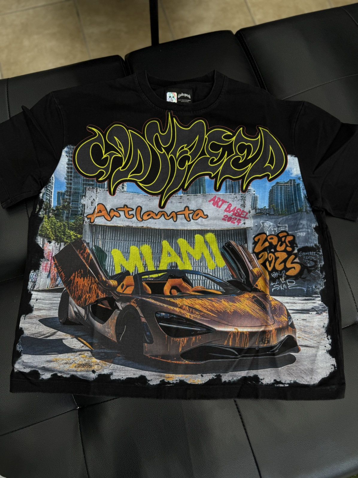 Godspeed Godspeed Miami Lambo Tee Shirt Size S (NEW) Size US S / EU 44-46 / 1 - 1 Thumbnail