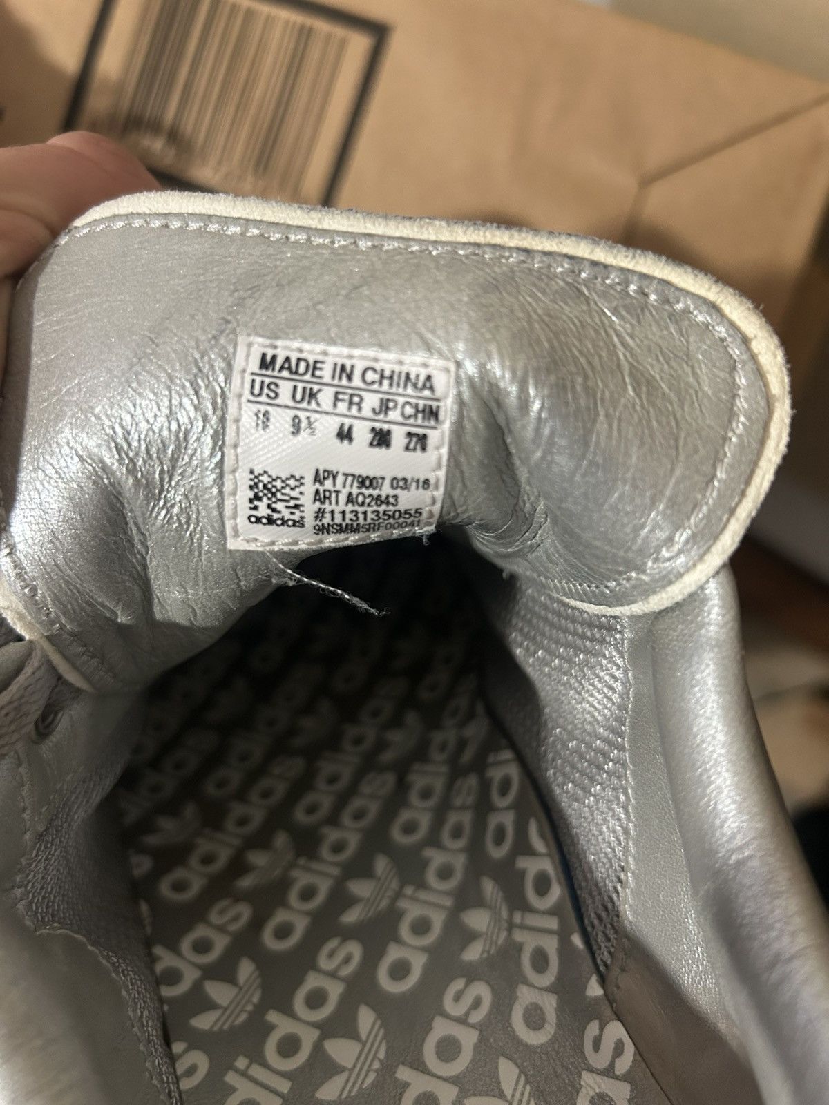 Adidas × Raf Simons Raf Simons x Adidas Stan Smith Silver Size US 10 / EU 43 - 5 Thumbnail