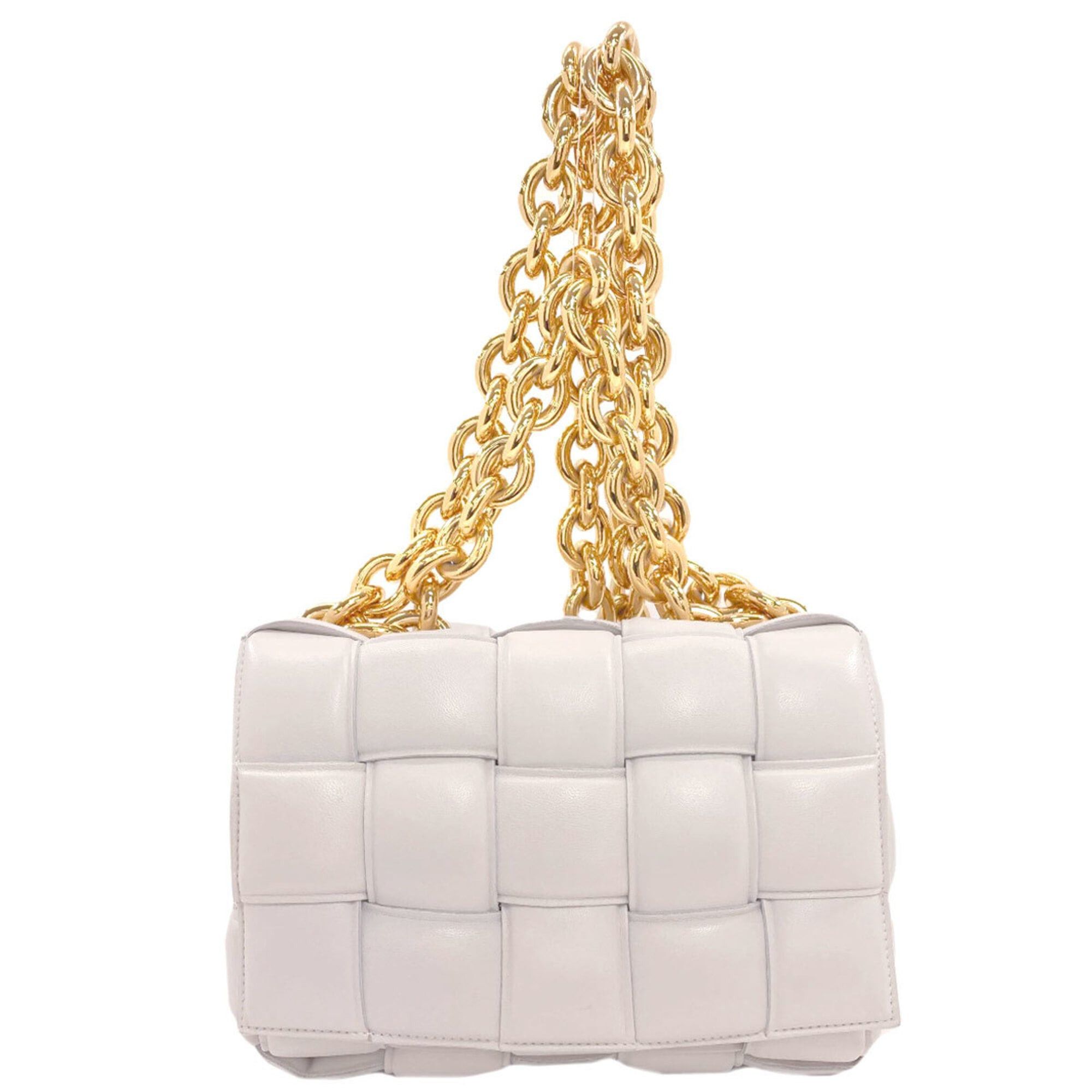 Bottega Veneta Bottega Veneta Chain Cassette Maxi Intrecciato Handbag, Calfskin, Women's. Size ONE SIZE - 1 Thumbnail