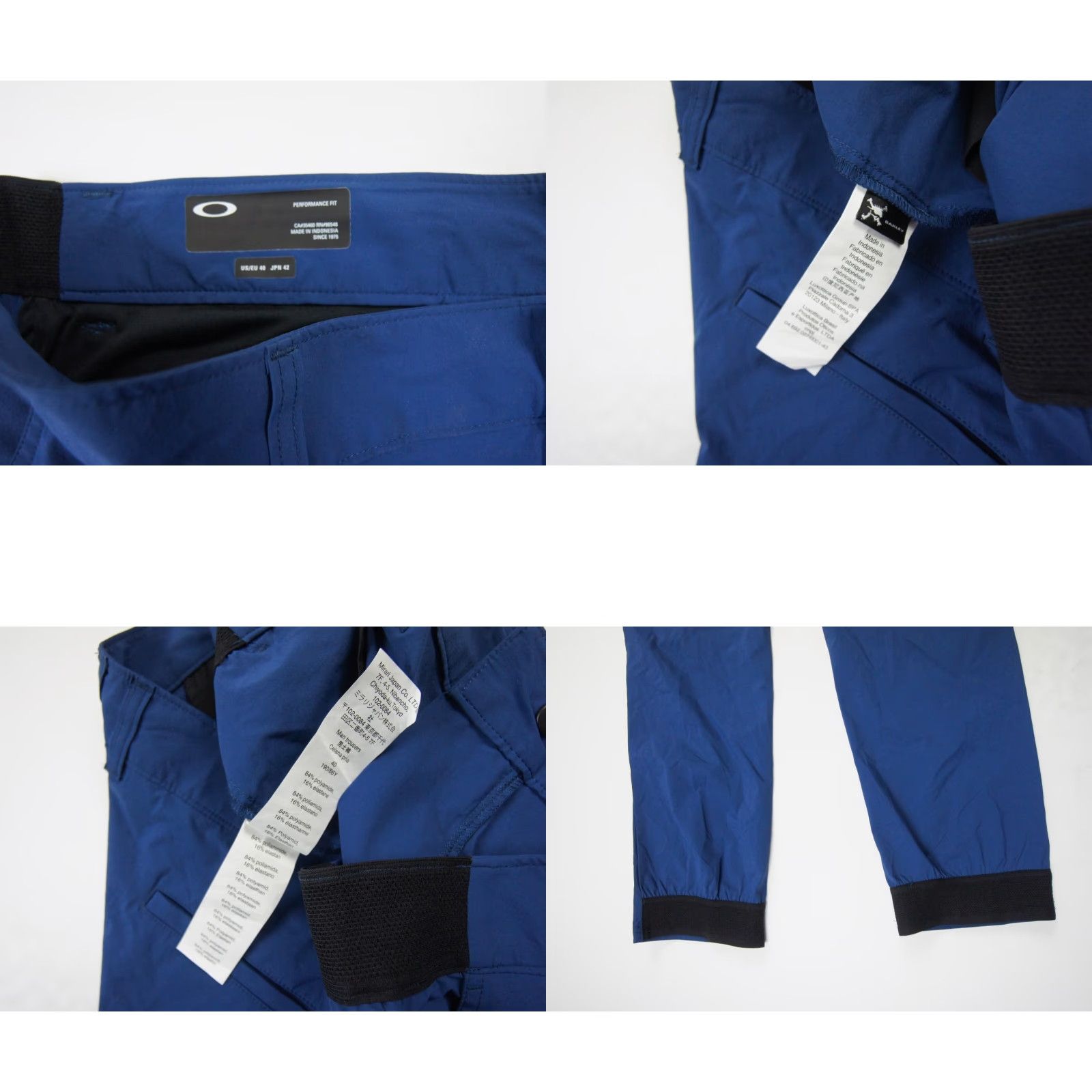 Oakley VINTAGE Oakley Men's Tapered Golf Pants Size 40 Casual Lightweight Blue Size US 40 / EU 56 - 8 Thumbnail