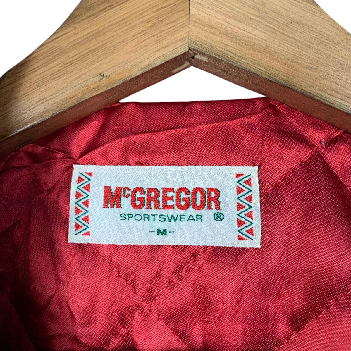 McGregor M’GREGOR Authentic Casualwear Big Logo Wool Jacket #2059-C89 Size US M / EU 48-50 / 2 - 16 Thumbnail