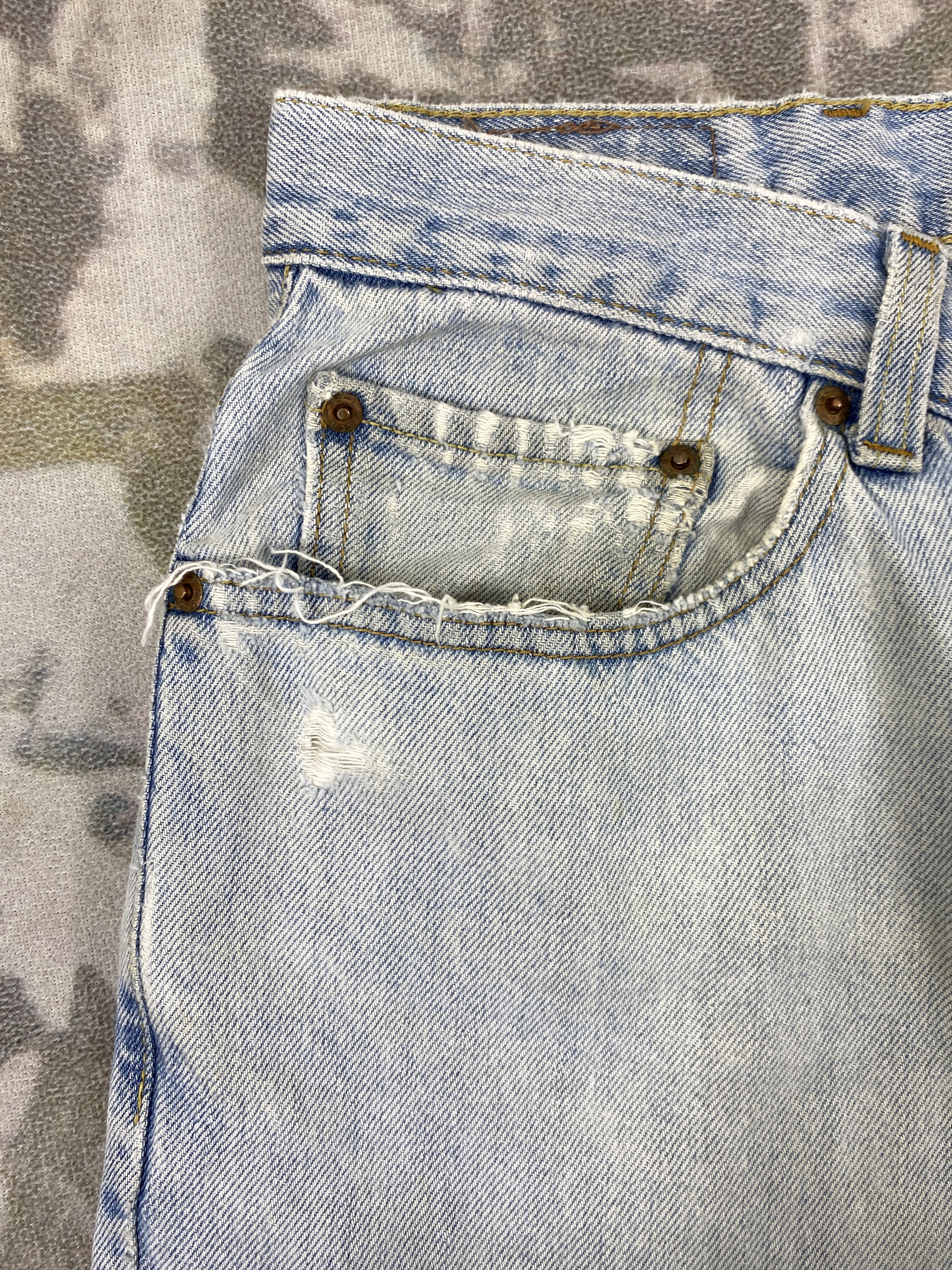 Levi's Light Blue Wash Vintage Levi's 505 40x28.5 Denim -JN1721 Size US 40 / EU 56 - 15 Thumbnail