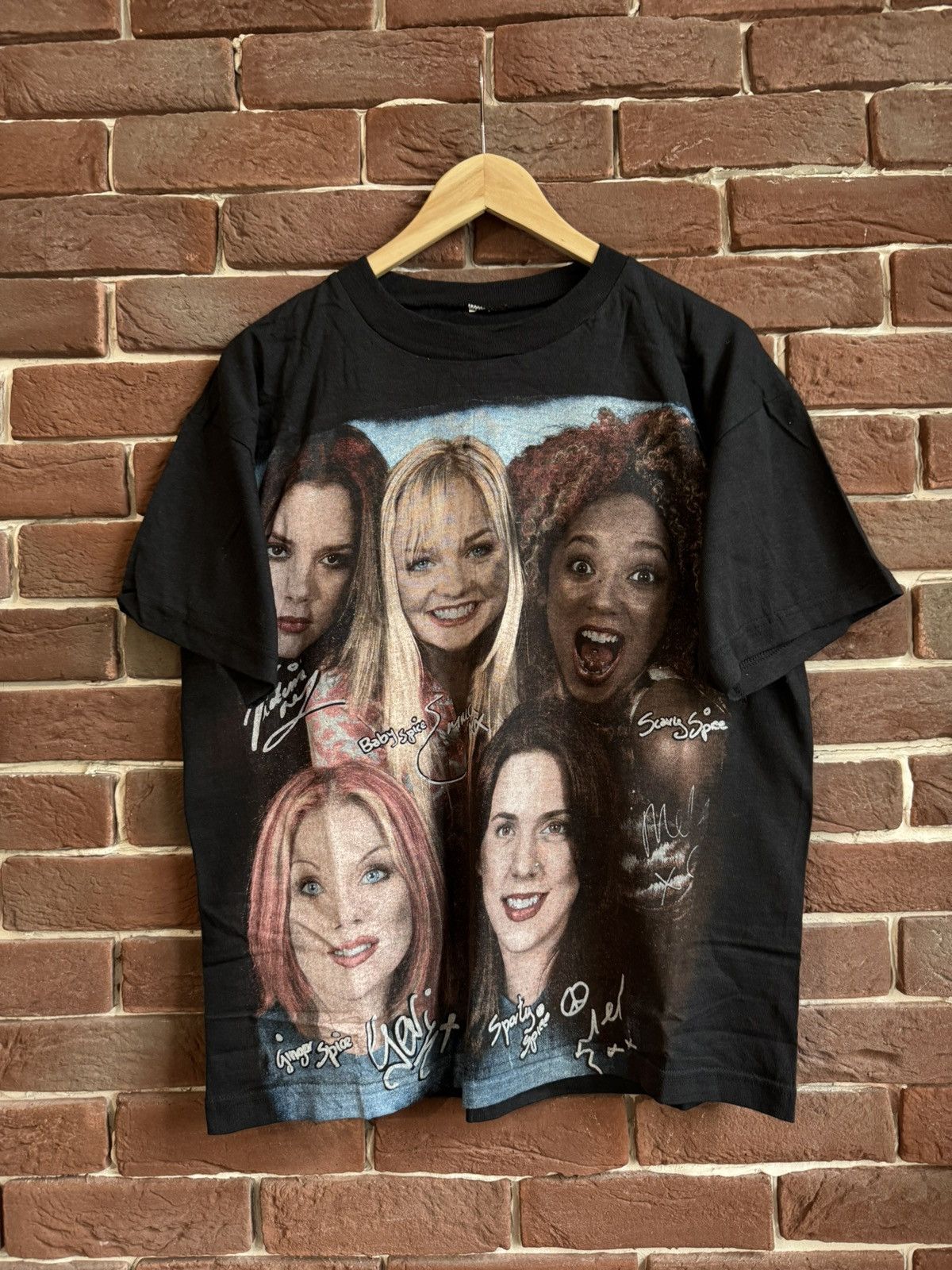 Band Tees × Vintage Vintage 90s Spice Girls Band Rap Tee Very Rare Pop Hype Size US M / EU 48-50 / 2 - 1 Thumbnail