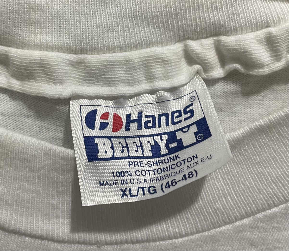 Hanes VTG HANES SLED SCENE EAST 1992 SINGLE STITCH T-SHIRT Size US XL / EU 56 / 4 - 4 Thumbnail