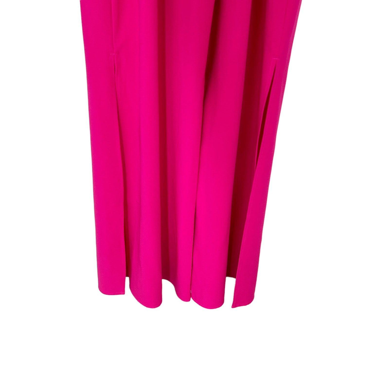 Bebe Bebe Pink Spaghetti Strap Belted Jumpsuit Sz 8 Size 30" / US 8 / IT 44 - 9 Thumbnail