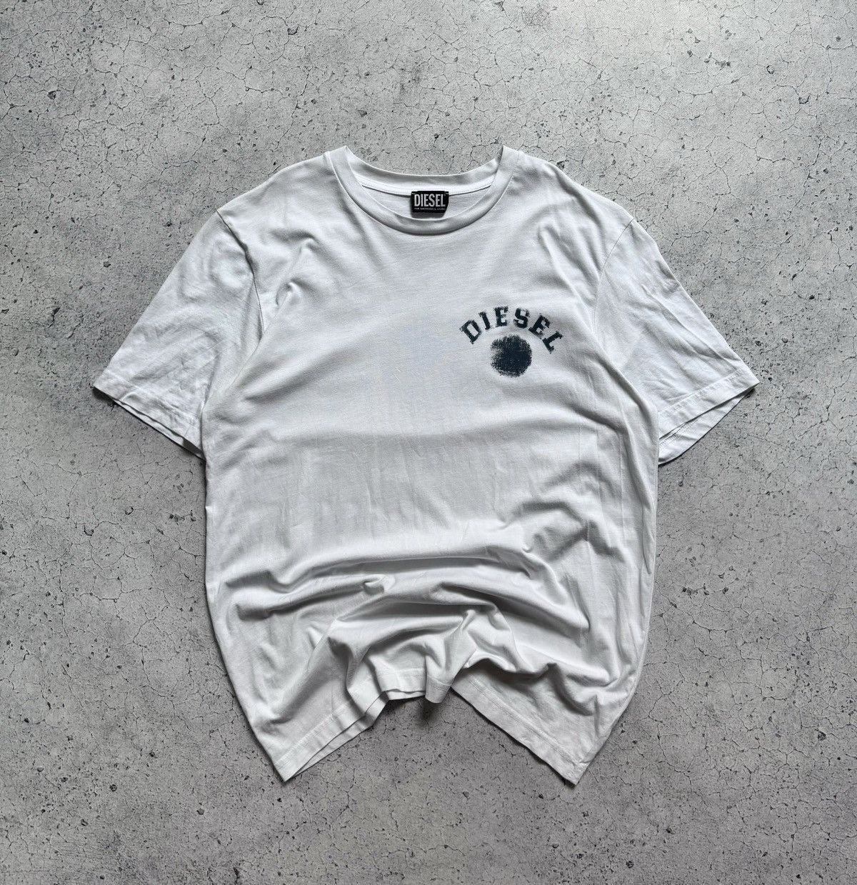 Diesel × Diesel Black Gold Diesel T Just K3 White T-Shirt Big Logo Size US M / EU 48-50 / 2 - 1 Thumbnail