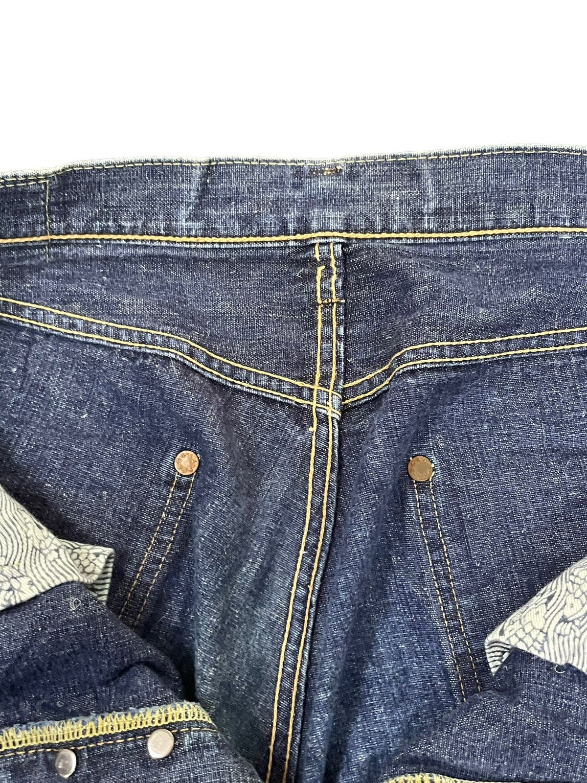 Sugar Cane Vintage Sugarcane Okinawa Selvedge Distresed Denim Size US 32 / EU 48 - 9 Thumbnail