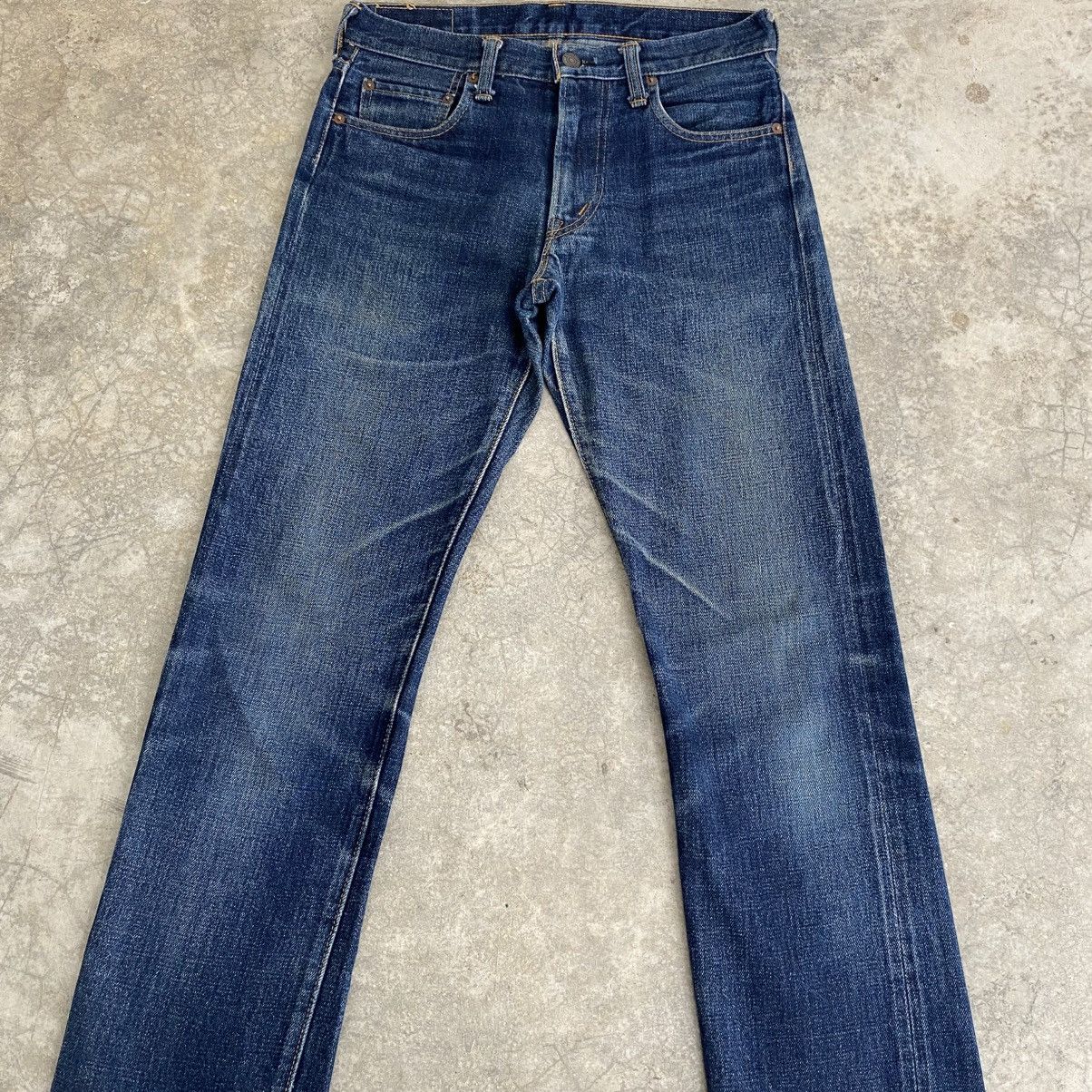 Denime Vintage 90’s Denime Japan Faded Blue Selvedge Jeans Size US 30 / EU 46 - 6 Thumbnail