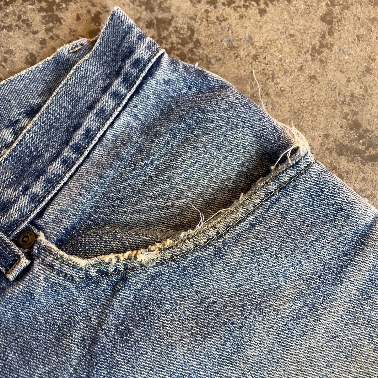 Lee 🔥Vintage Lee Stoned Washed Ripped Distress Denim Jeans Size US 32 / EU 48 - 9 Thumbnail