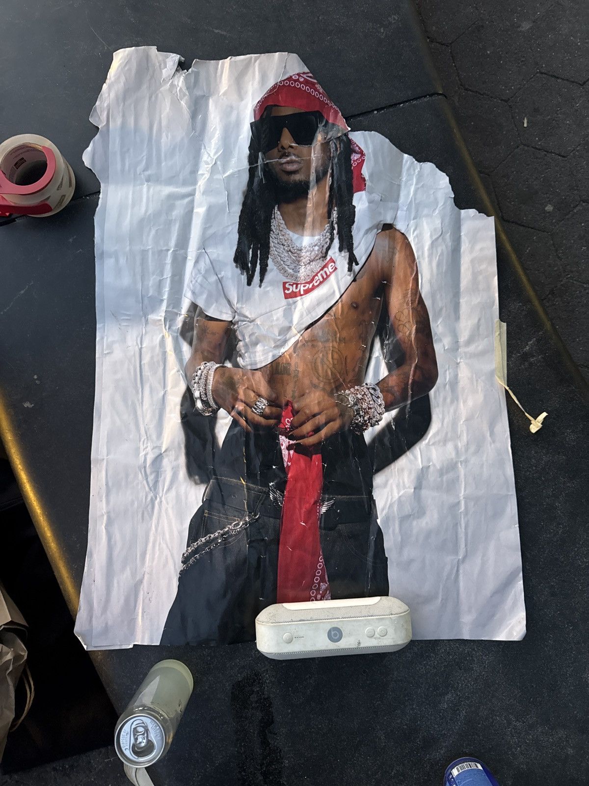 Playboy × Supreme PLAYBOI CARTI SUPREME POSTER Size ONE SIZE - 1 Preview
