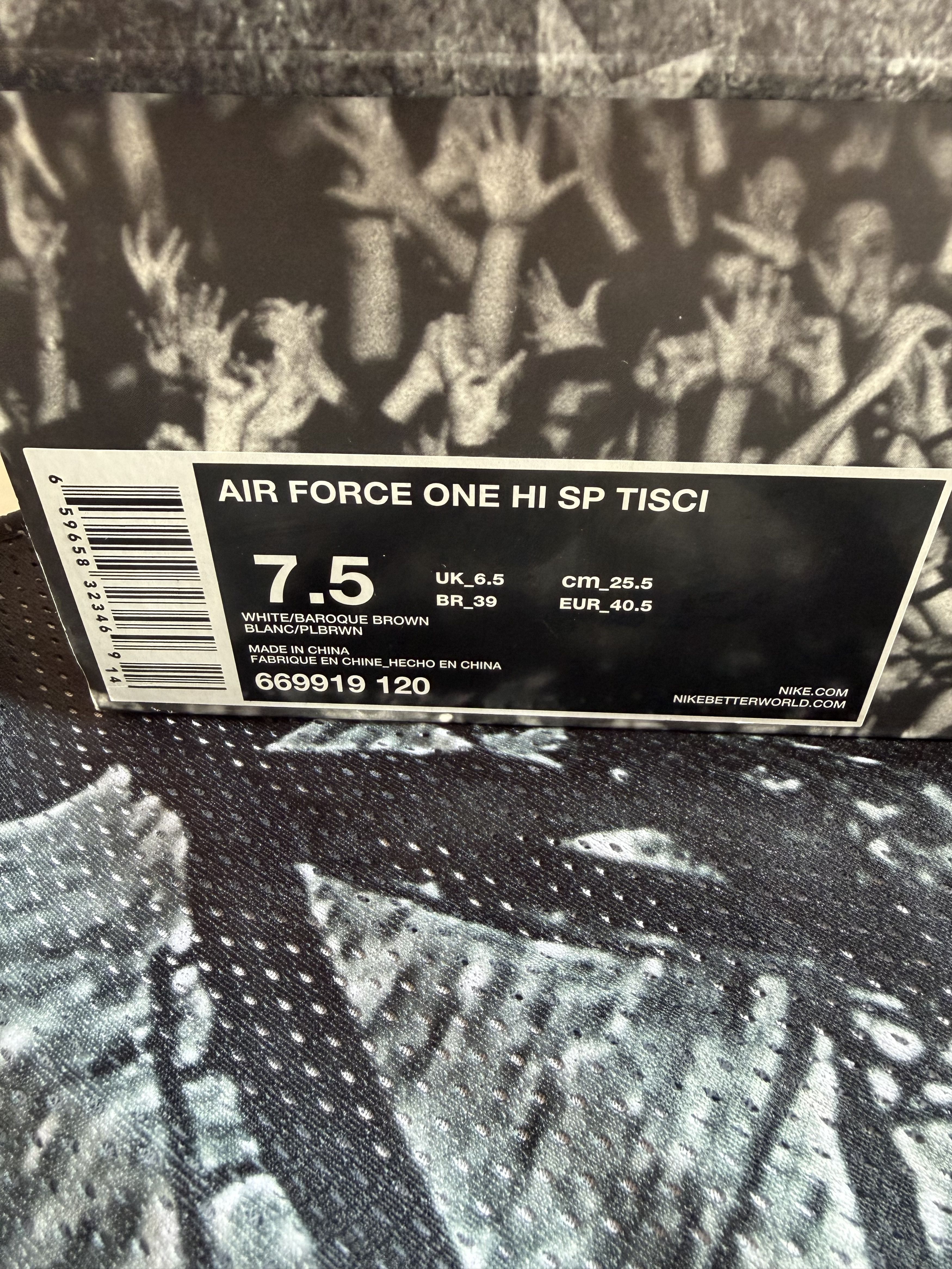 Nike × Riccardo Tisci Nike Air Force 1 x Riccardo Tisci Hi White Size US 7.5 / EU 40-41 - 8 Thumbnail