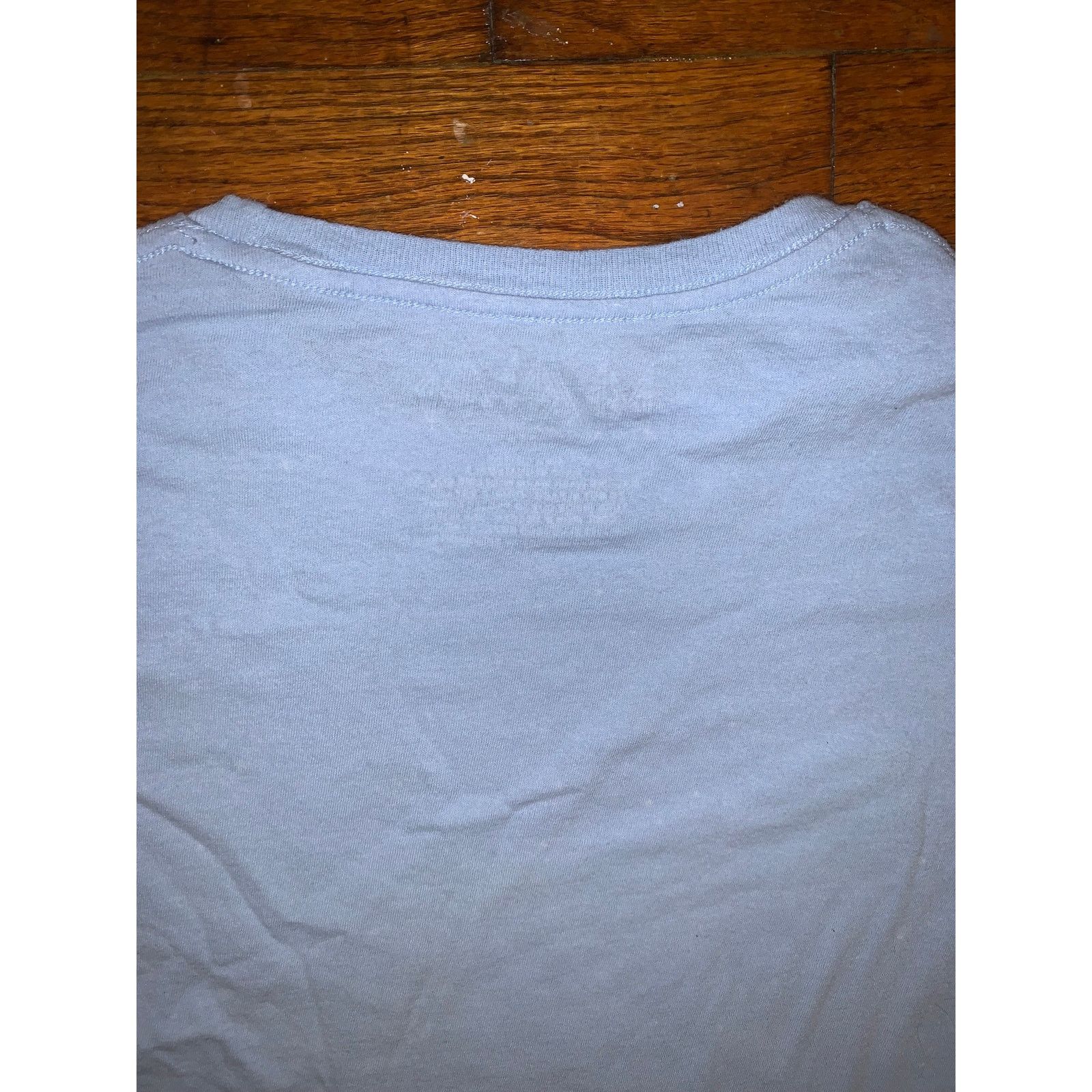Band Tees × Def Leppard Def Leppard High n Dry Baby Tee Womens Medium Blue Fitted Size M / US 6-8 / IT 42-44 - 8 Thumbnail