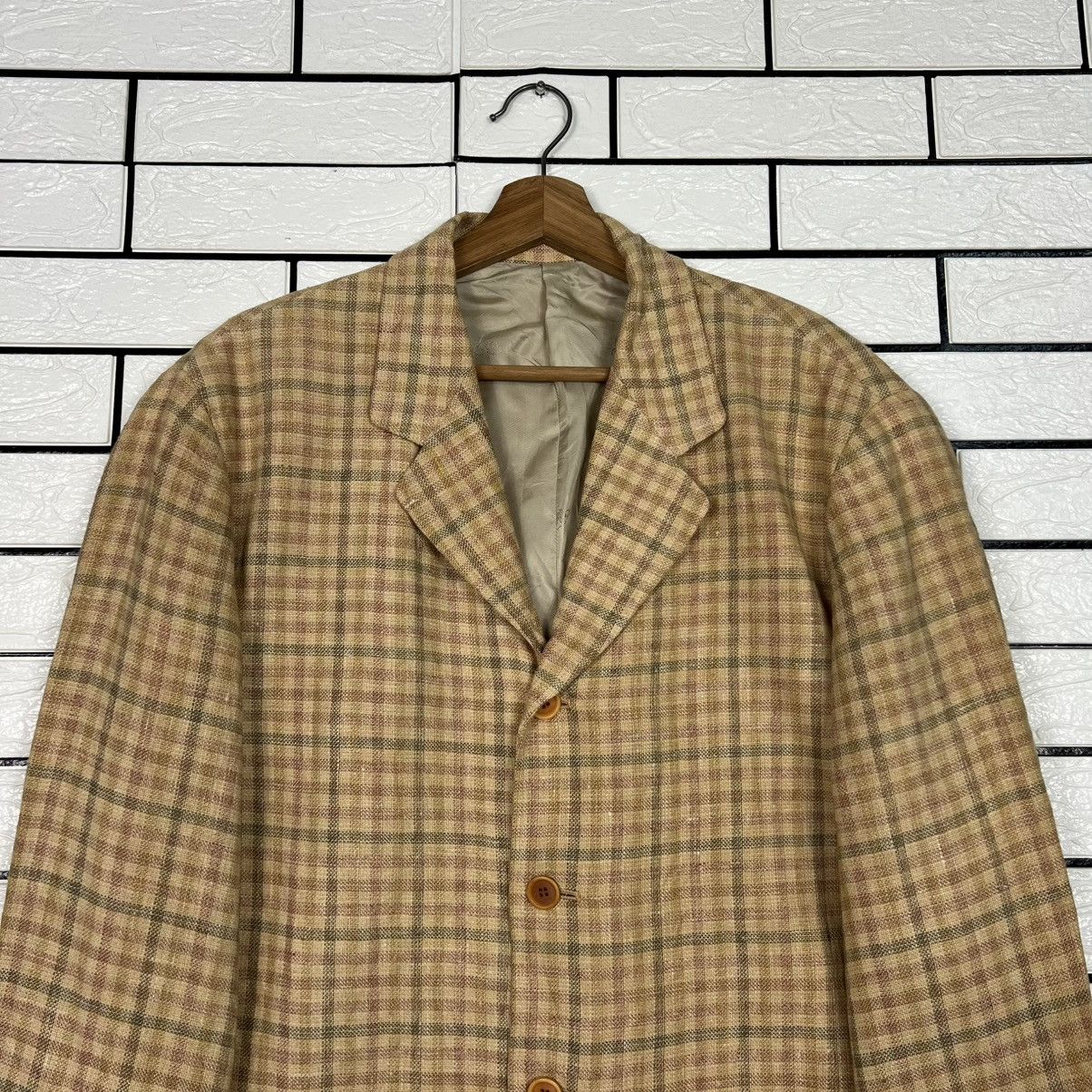 Kenzo Vintage 90's KENZO Checked Suit Jacket Blazer #4126-C187 Size US M / EU 48-50 / 2 - 2 Thumbnail