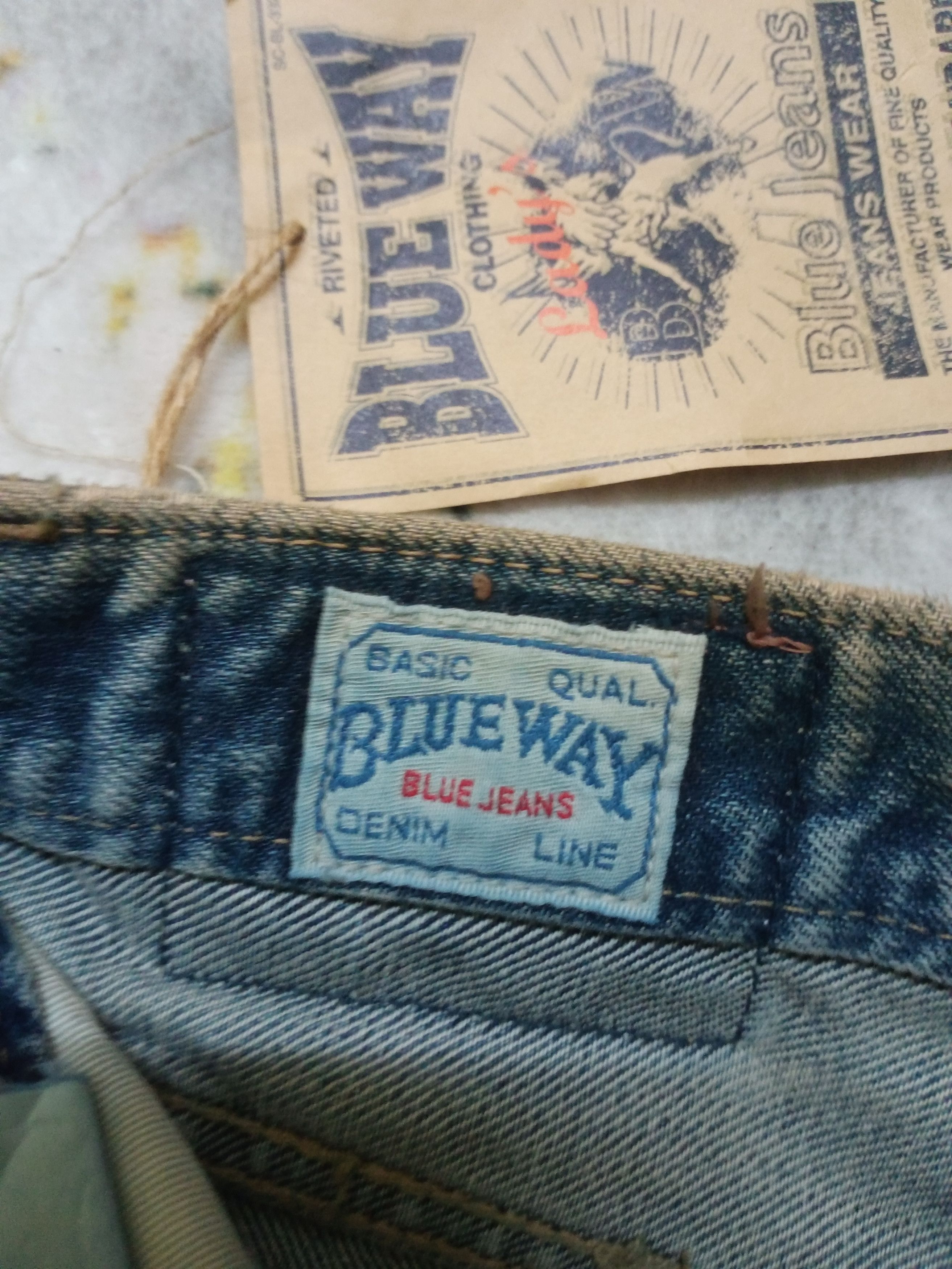 If Six Was Nine × Japanese Brand × Vintage Rare Vintage BlueWay Distressed Denim Pants Size 28" / US 6 / IT 42 - 21 Thumbnail
