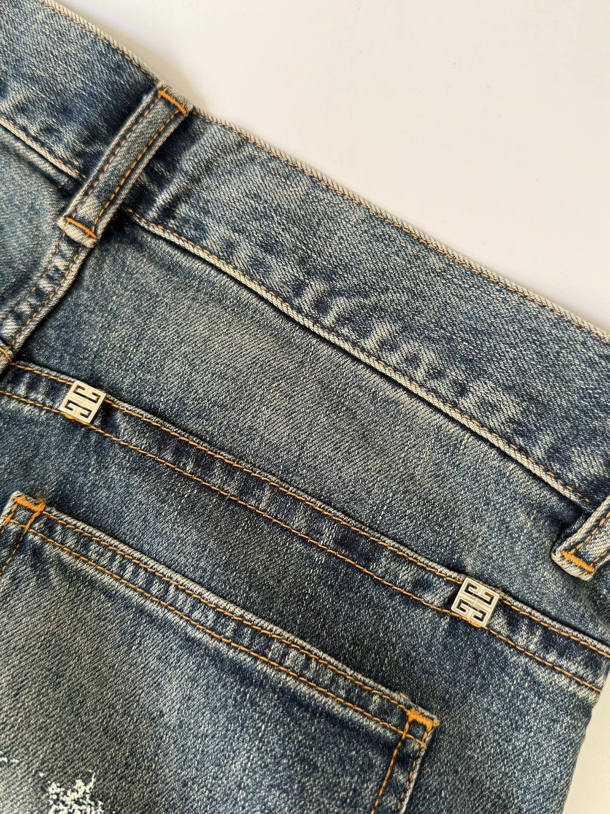 Givenchy Givenchy Straight Leg Cargo Jeans Size US 27 - 11 Thumbnail