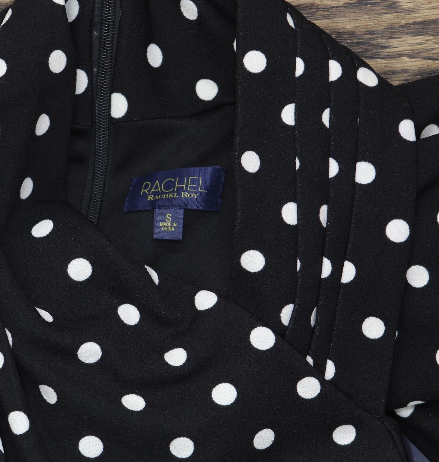 Other Nwt Rachel By Rachel Roy Polka Dot Dress Black / White S Size S / US 4 / IT 40 - 5 Thumbnail