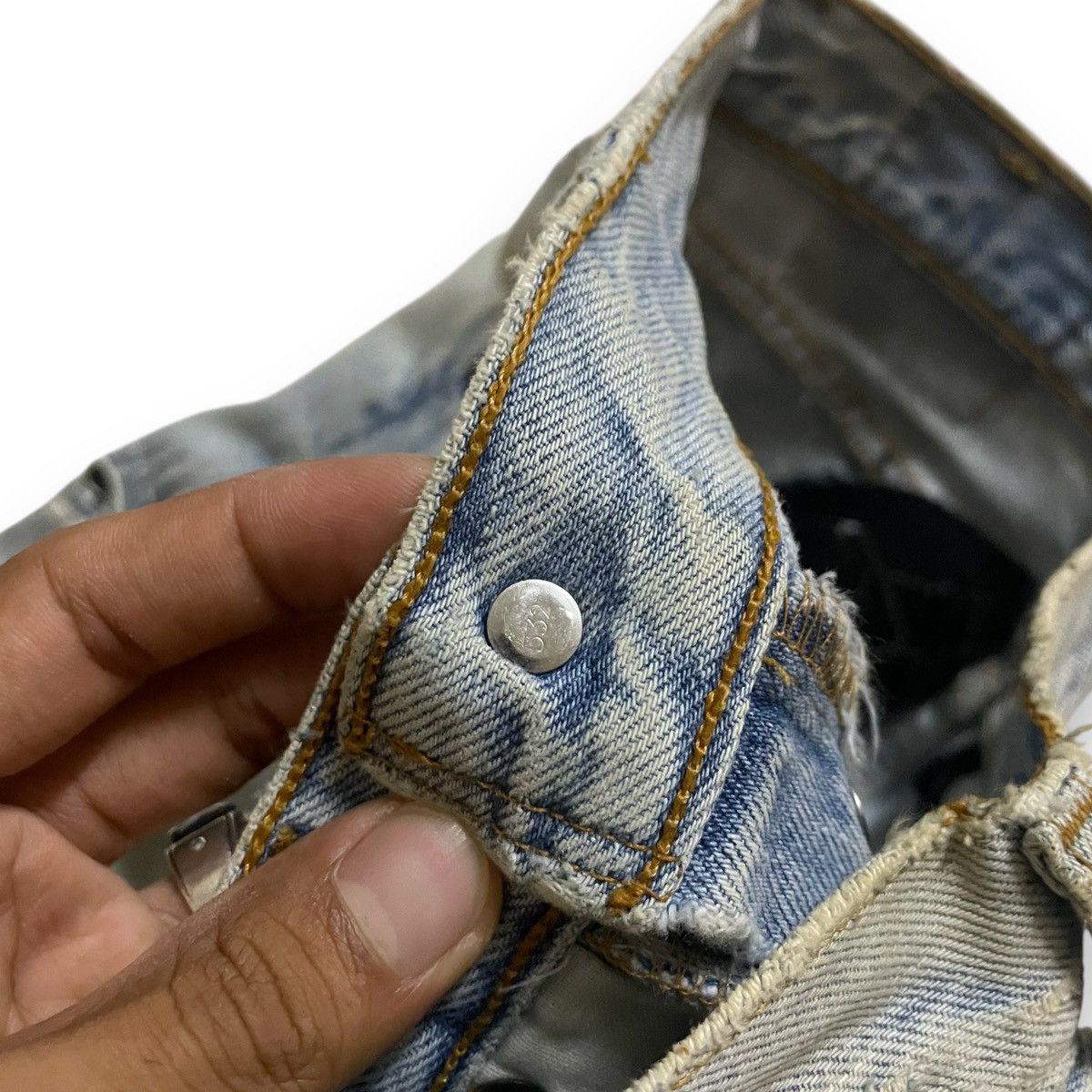 If Six Was Nine ORIGINAL LEVIS 501 USA X SEX PISTOL RARE COLLECTION (28×39) Size US 28 / EU 44 - 9 Thumbnail