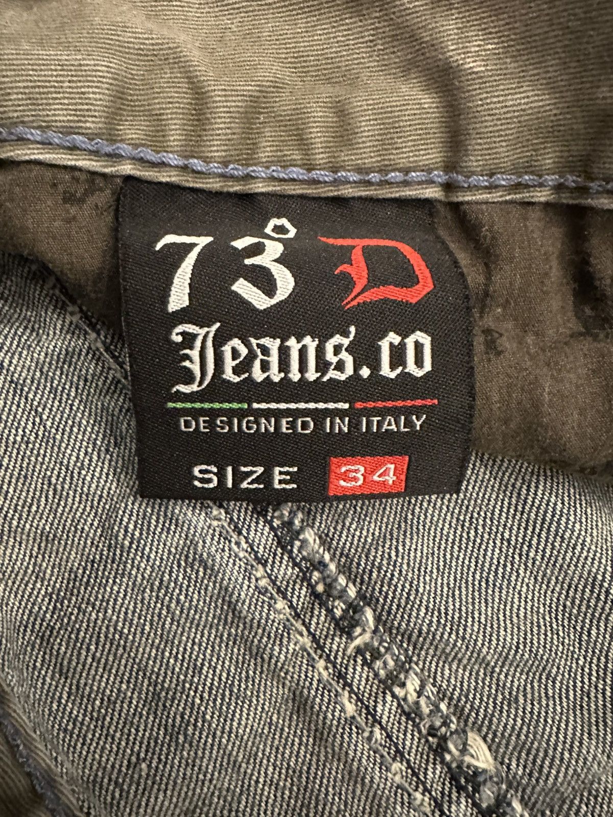 Other VTG Jeans Men's 73 Degree Jeans C.O Italian Design-34x31.5 Size US 34 / EU 50 - 6 Thumbnail