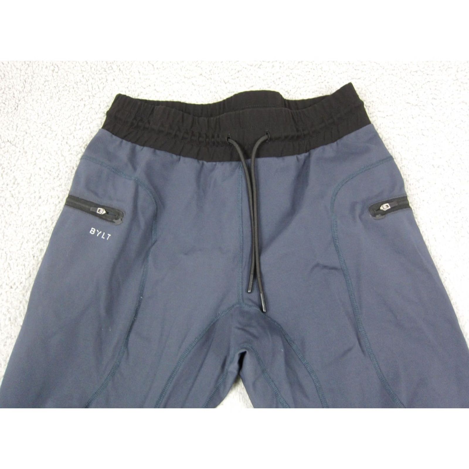 Asics BYLT Pants Mens Medium Blue Jogger Tapered Zip Mid Length Athletic Pants Size US 31 - 2 Thumbnail