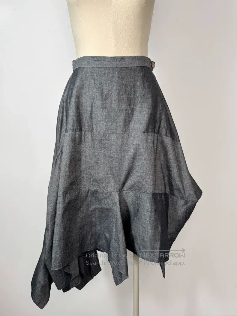 Vivienne Westwood Vivienne Westwood size S Grey Asymmetric Pleated Skirt Size 42" / US 20 - 3 Thumbnail