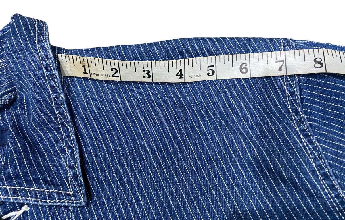 Uniqlo Rare UNIQLO Wabash Stripes Chore Denim Jacket sz M Size US M / EU 48-50 / 2 - 22 Thumbnail
