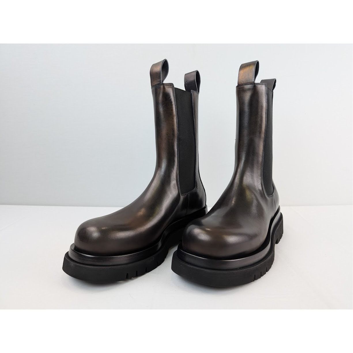 Bottega Veneta o1rshd1 Q:2 / Lug Boots in Ebony Size US 9 / EU 42 - 7 Thumbnail