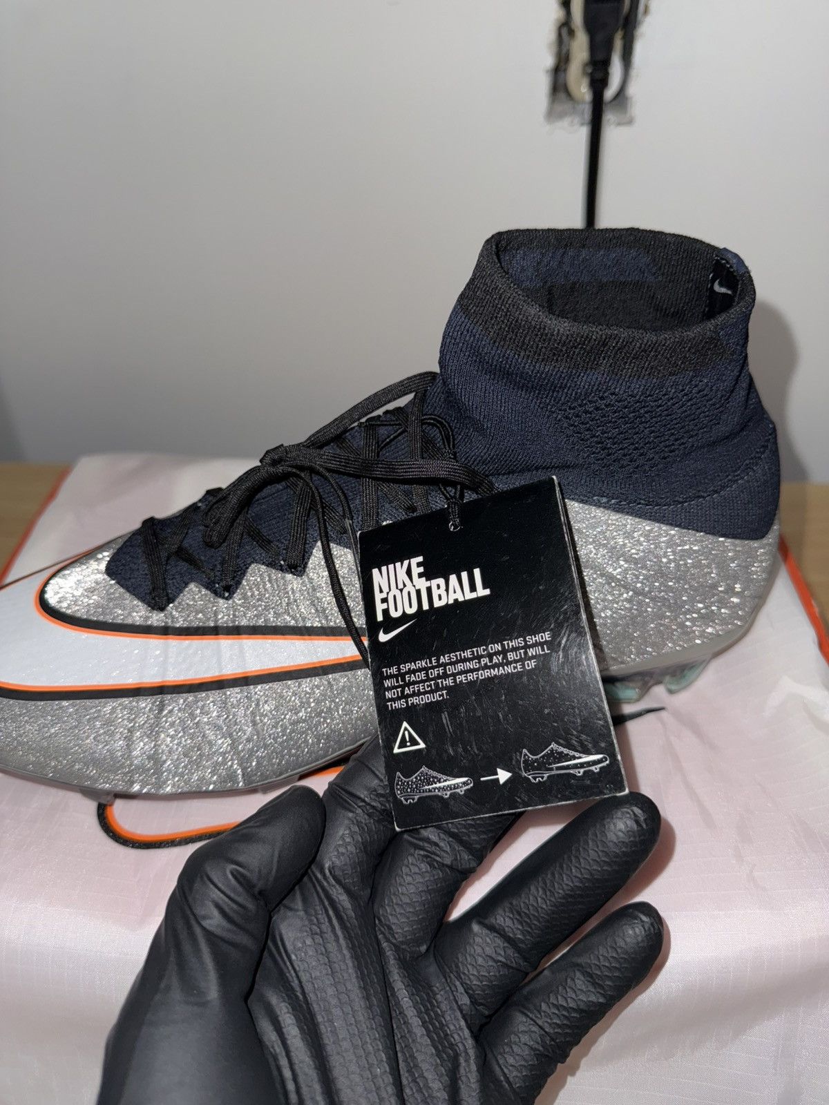 Nike Nike Mercurial Superfly IV CR7 Silverware - FG Size US 10.5 / EU 43-44 - 11 Thumbnail