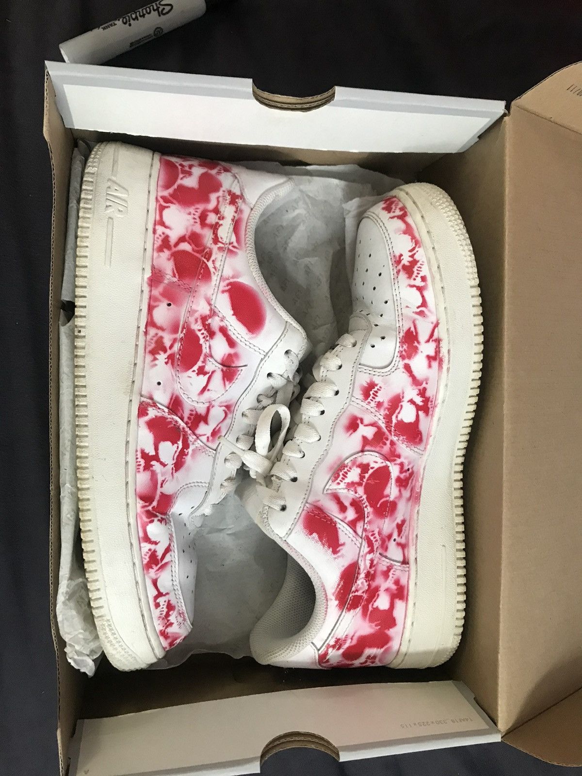 Kitowares × Nike Kito Wares Nike Air Force 1 Red Catacombs Size US 9.5 / EU 42-43 - 1 Thumbnail