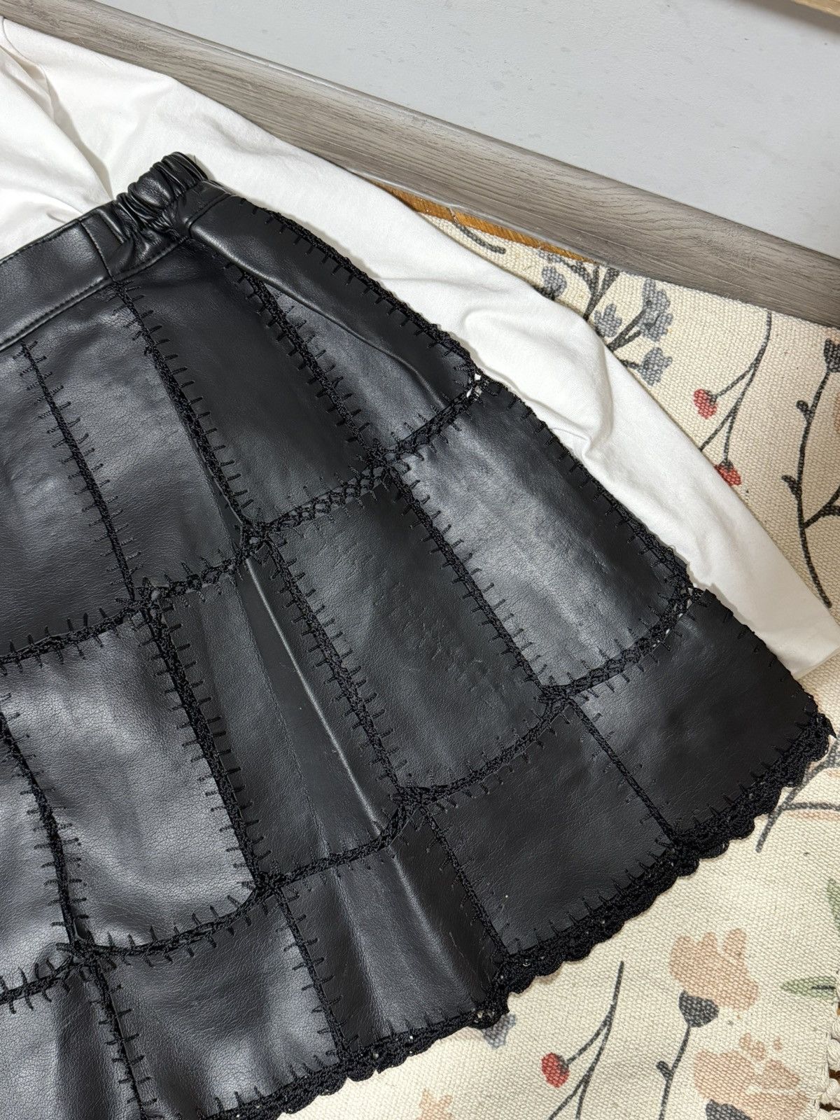 Japanese Brand Very rare skirt leather japan style rick owens y2k Size 26" / US 2 / IT 38 - 3 Thumbnail