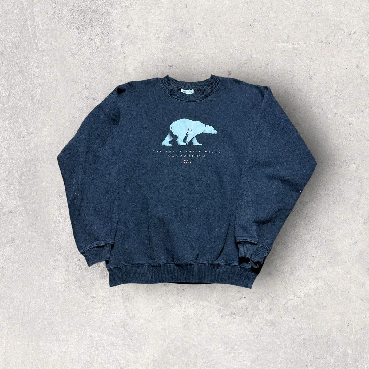Gildan × Vintage Vintage Saskatoon sweatshirt Size US L / EU 52-54 / 3 - 1 Thumbnail
