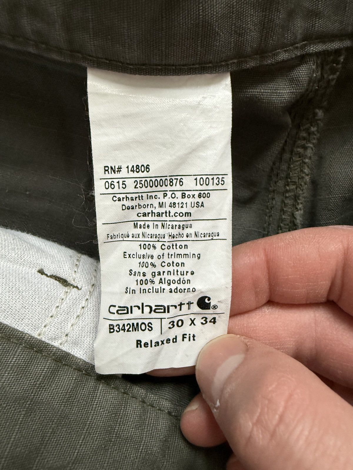 Carhartt Carhartt Cargo Pants Size US 30 / EU 46 - 11 Thumbnail