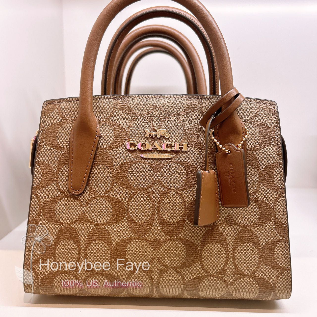 Coach Andrea Carryall Bag In Signature Canvas CP083 Size ONE SIZE - 1 Thumbnail