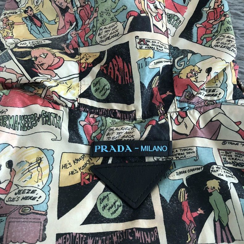 Prada Prada Size 44 Comic jacket two-dimensional windbreaker 2501 Size US S / EU 44-46 / 1 - 4 Thumbnail