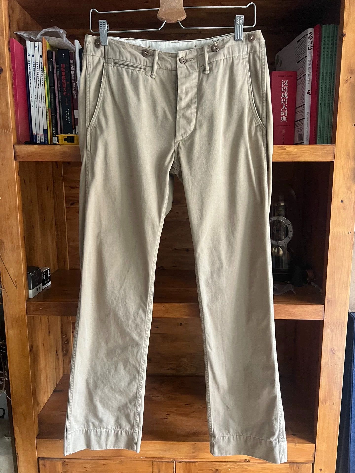 RRL Ralph Lauren RRL Double RL Vintage Khaki BDU Pants 28x30 Size US 30 / EU 46 - 1 Thumbnail