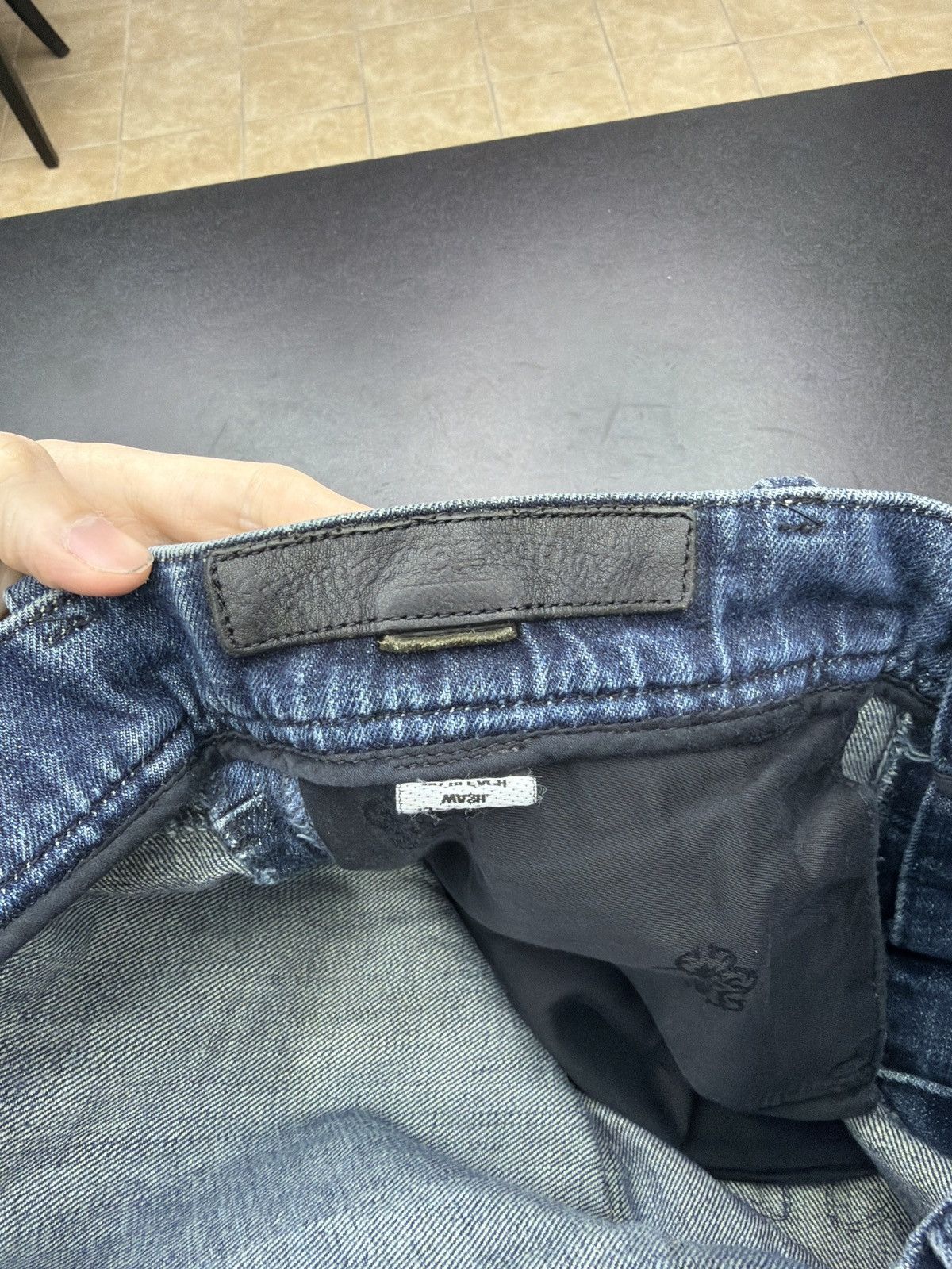 Chrome Hearts Chrome Hearts Patch Jeans Crosses Leather Blue Jean Size US 32 / EU 48 - 14 Thumbnail