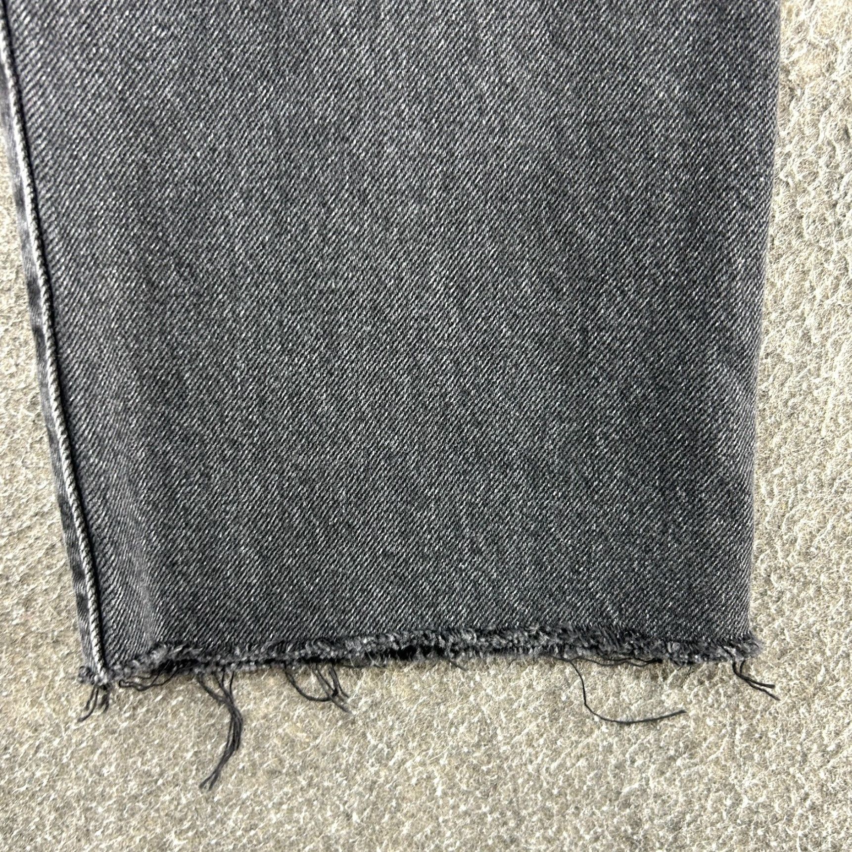 Levi's VINTAGE Levi's Wedgie Jeans Womens 27 Black Straight Premium 501 Stretch Denim Distressed 80s 90s Retro Womens Size 27" / US 4 / IT 40 - 7 Thumbnail